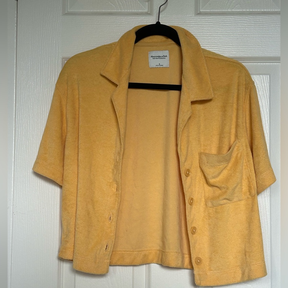 Abercrombie Mango Collared Shirt, Size S